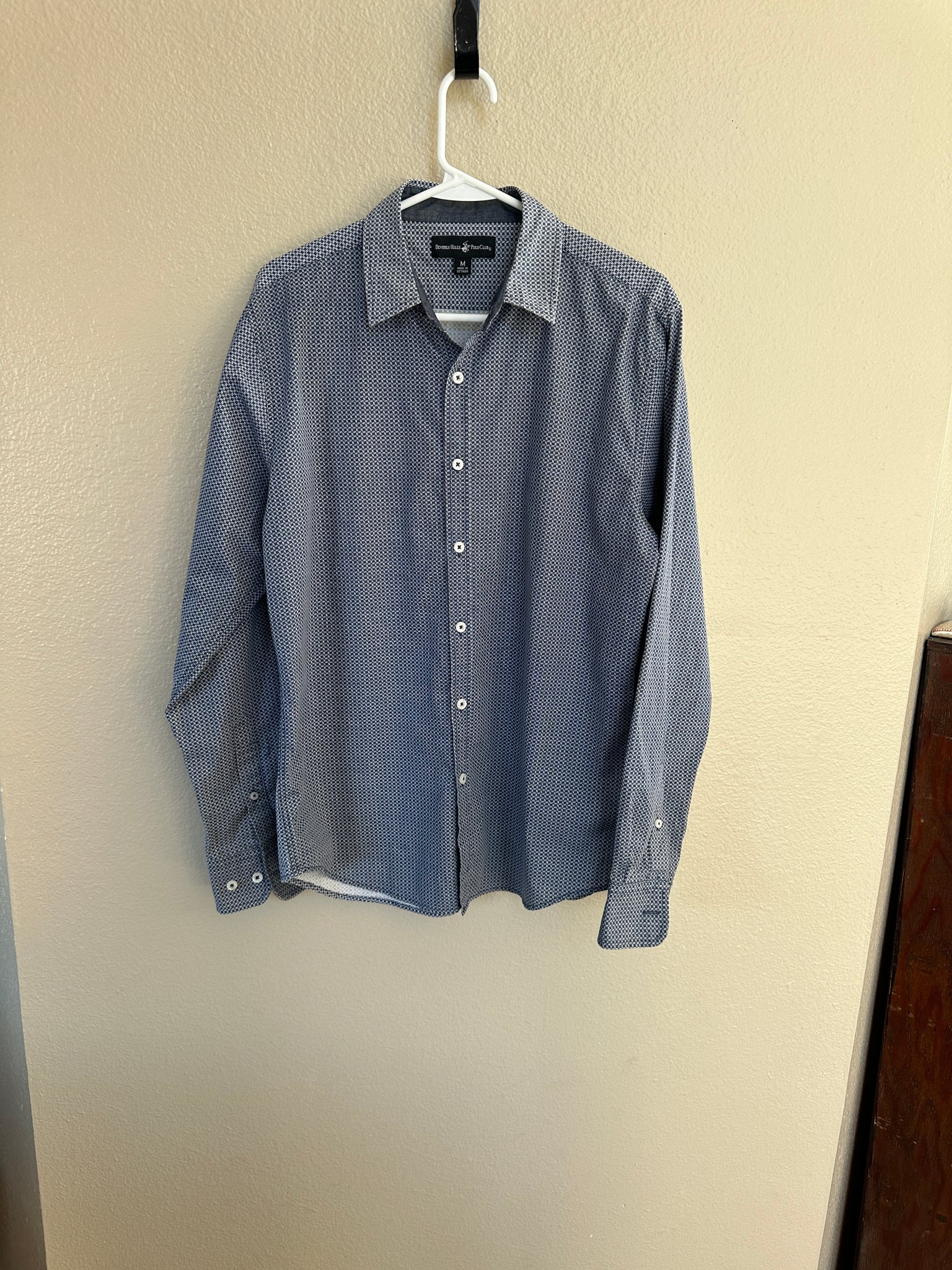 Beverly Hills Polo Club Men's Button-Down Long Sleeve
