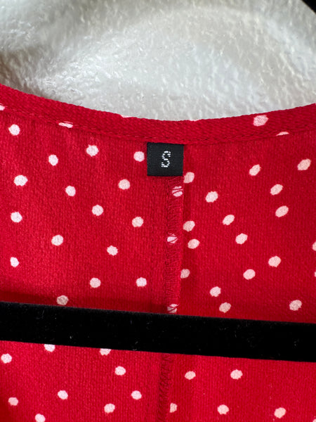 Women's Red Polka Dot Dress