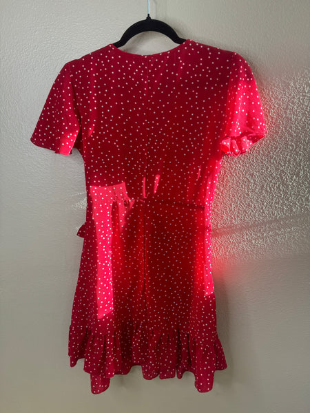 Women's Red Polka Dot Dress