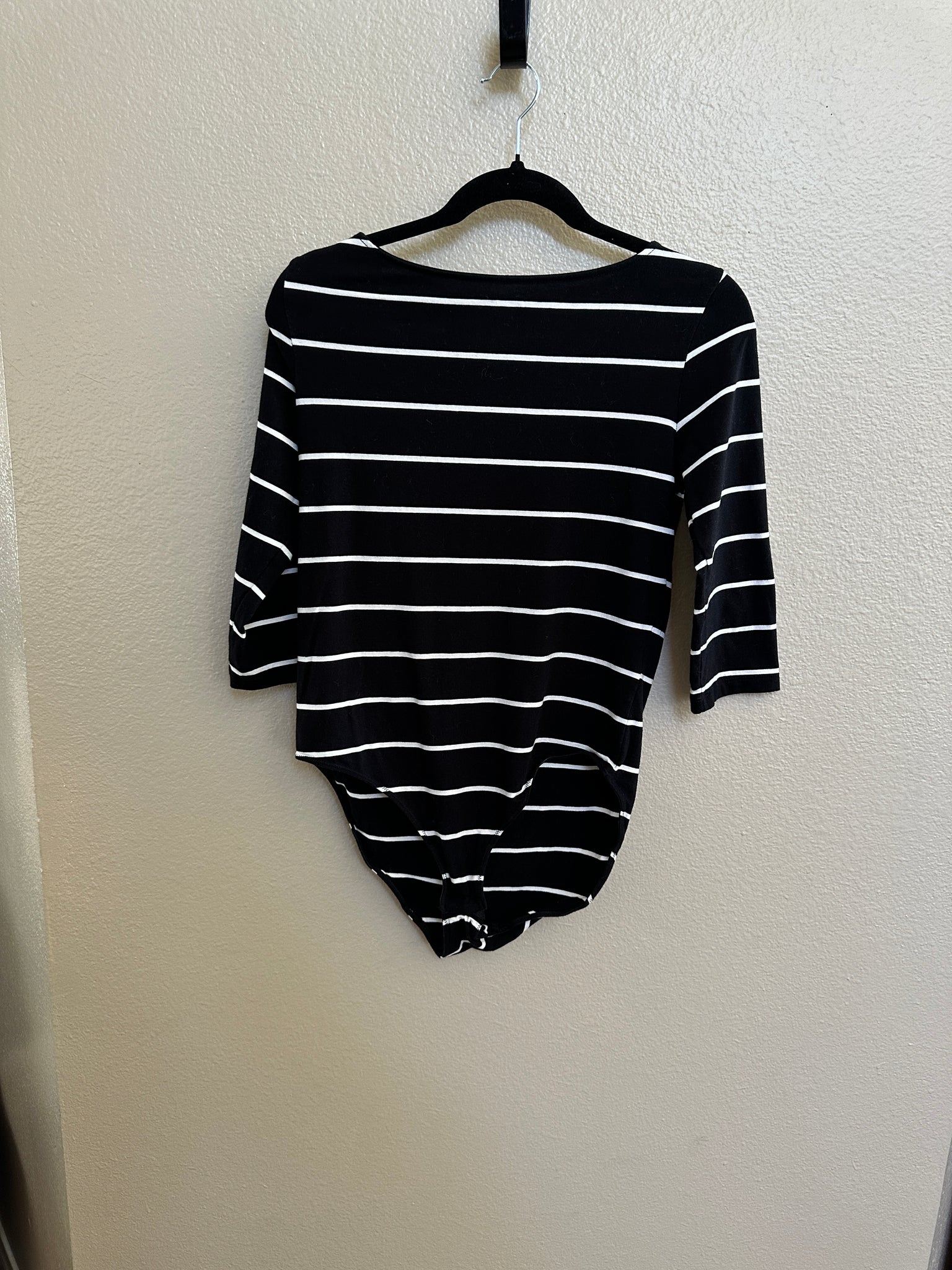 H&M Basic Striped Long Sleeve Bodysuit