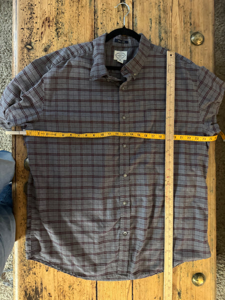 St John's Bay Men's Gray Striped Shirt