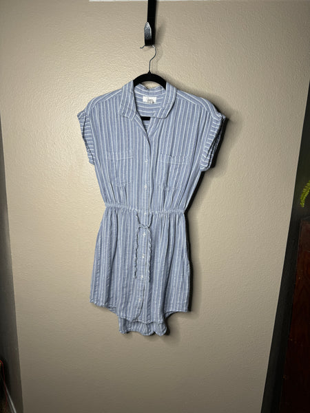 Japna Women's Blue Striped Dress