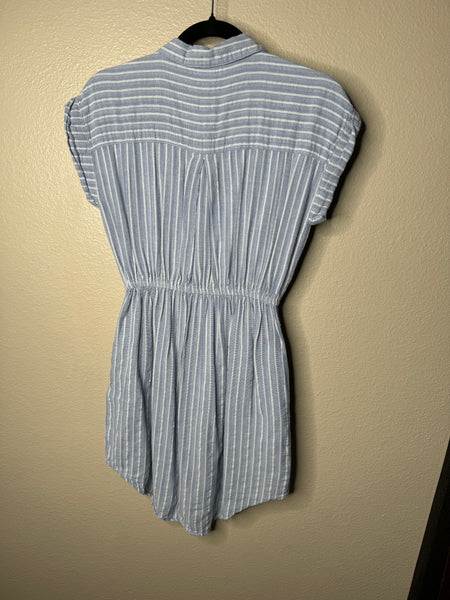 Japna Women's Blue Striped Dress