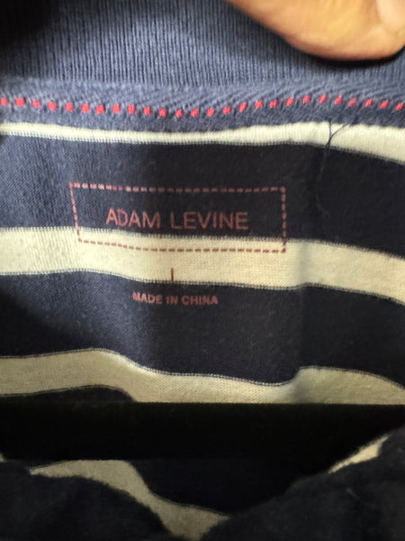 Adam Levine Men's Blue Striped Polo