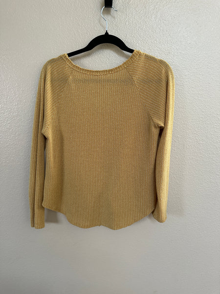 Sienna Sky Yellow Long Sleeve Top