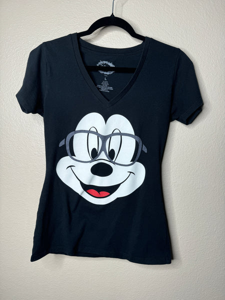 Disney Women's Black Mickey Mouse Shirt