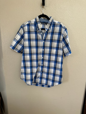 Nautica Men's Short Sleeve Collared Shirt