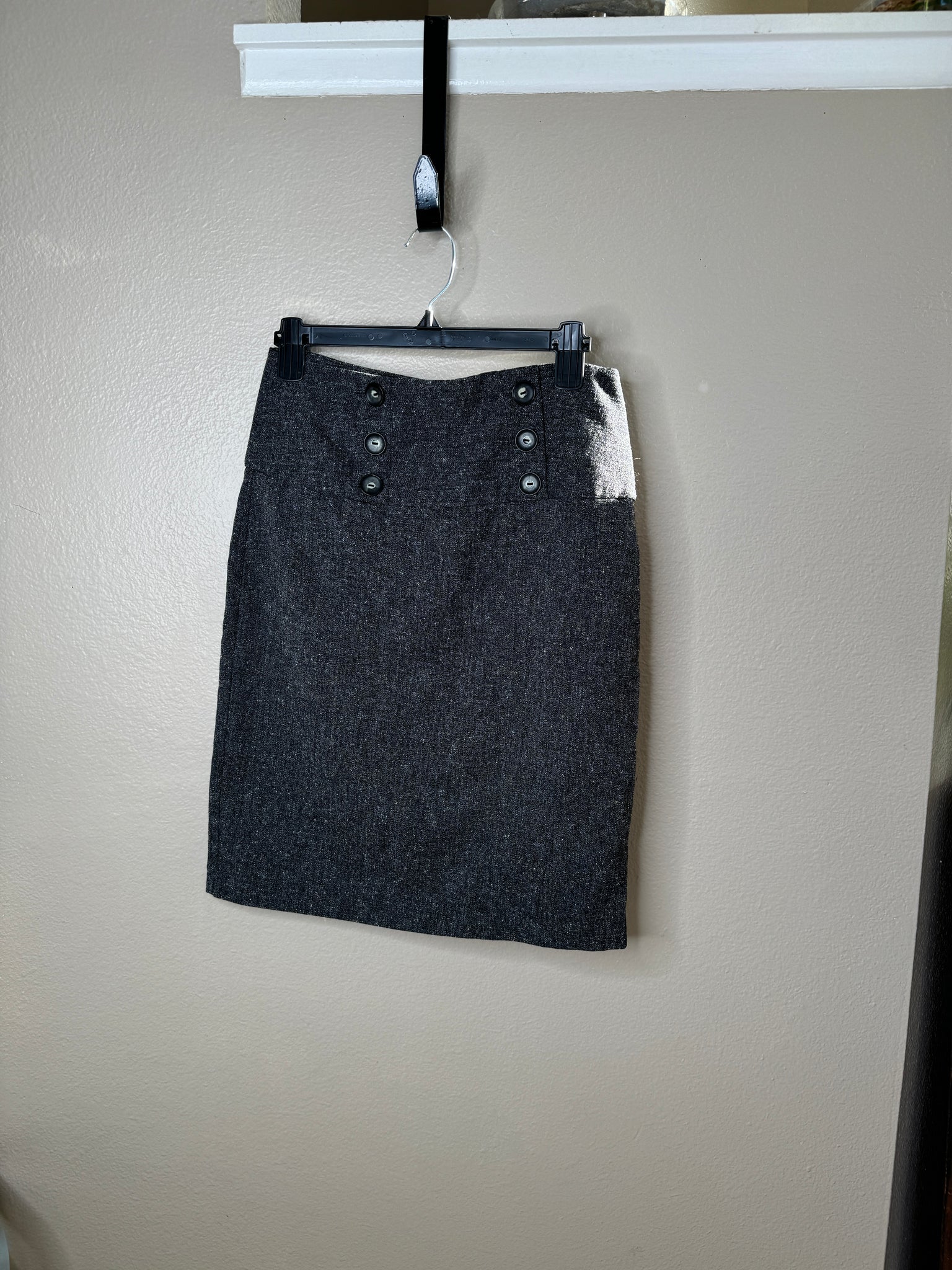 BCX Women's Gray& Black Skirt