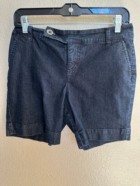 Style & Co Petite Dark Denim Shorts