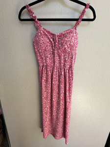 AUW Pink Floral Dress