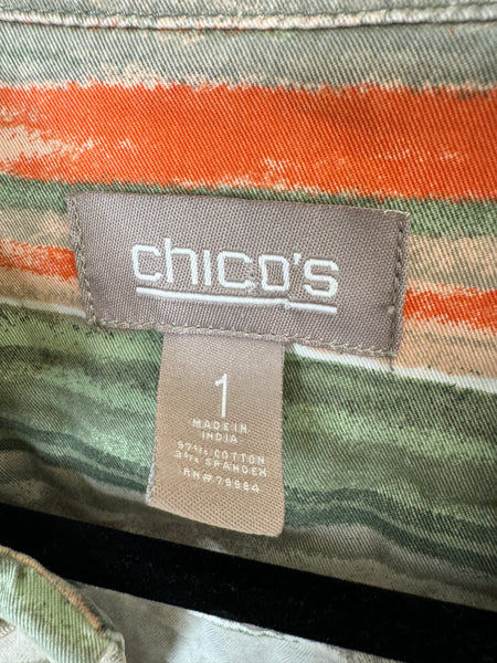 Chico's Women's Striped Jacket