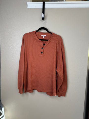 Como Vintage Women's Rust Blouse