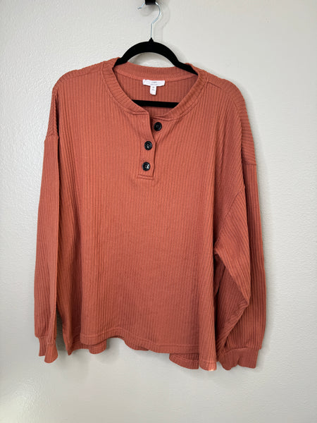 Como Vintage Women's Rust Blouse