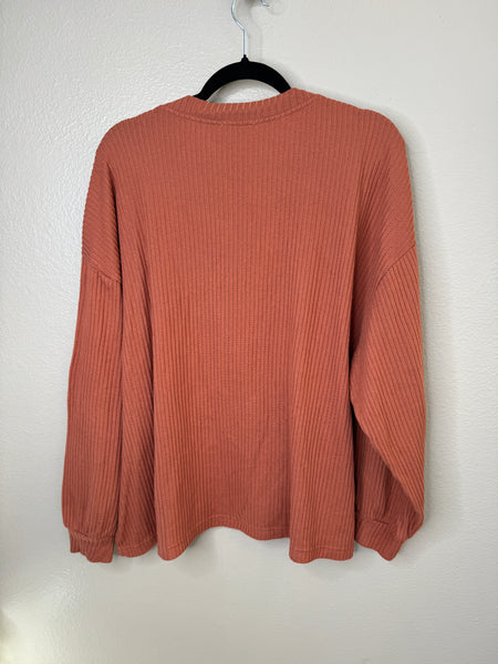 Como Vintage Women's Rust Blouse