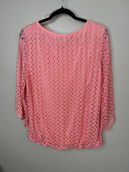 Roz & Ali Women's Pink Blouse