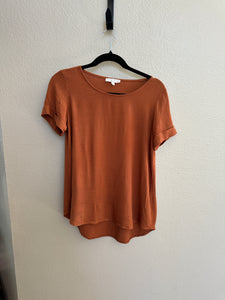 Final Touch Rust Blouse