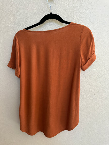 Final Touch Rust Blouse