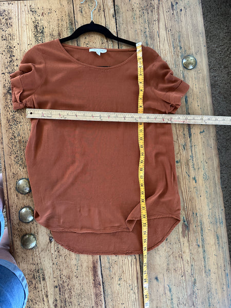 Final Touch Rust Blouse