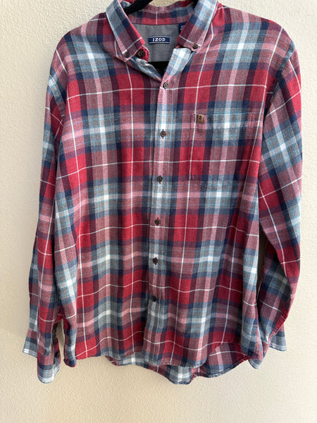 Izod Men's Flannel Shirt