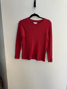 Croft & Barrow Red Long Sleeve Sweater