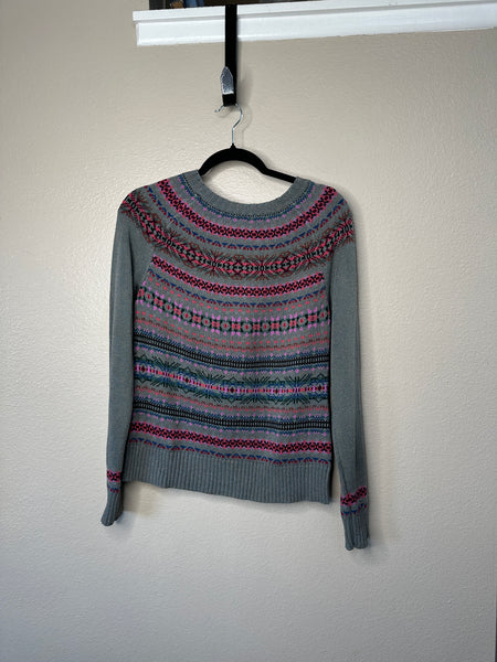 Vintage Chaps Women's Gray Sweater