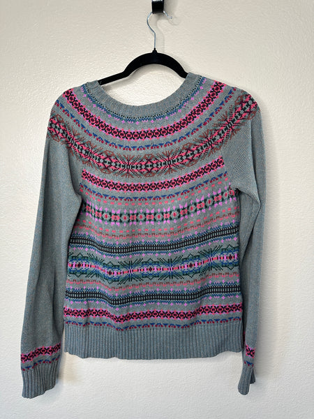 Vintage Chaps Women's Gray Sweater