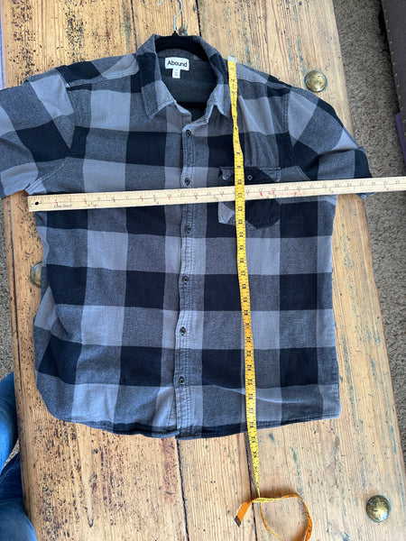 Abound Men's Flannel Shacket With Thermal Lining