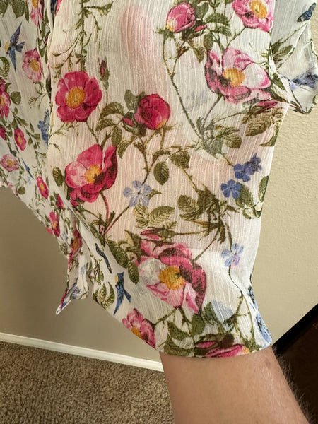 Women's Floral Blouse