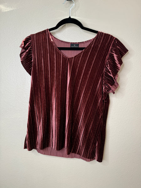 Worthington Women's Maroon Blouse