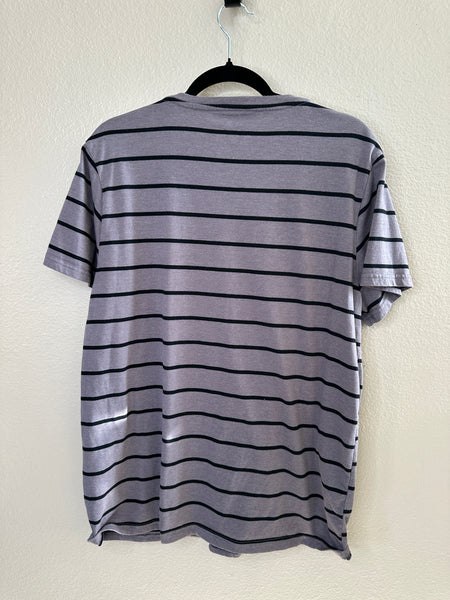 Massive Men's Gray Striped Shirt