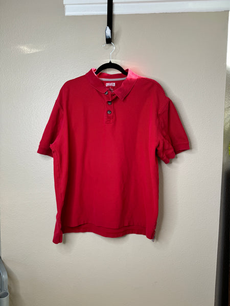 Duluth Trading Men's Red Polo