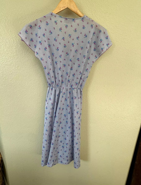 Vintage Jerell's Sweetheart Lavender Dress