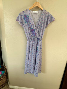 Vintage Jerell's Sweetheart Lavender Dress