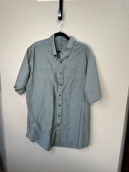 LL Bean Men's Slim Fit Gray Shirt