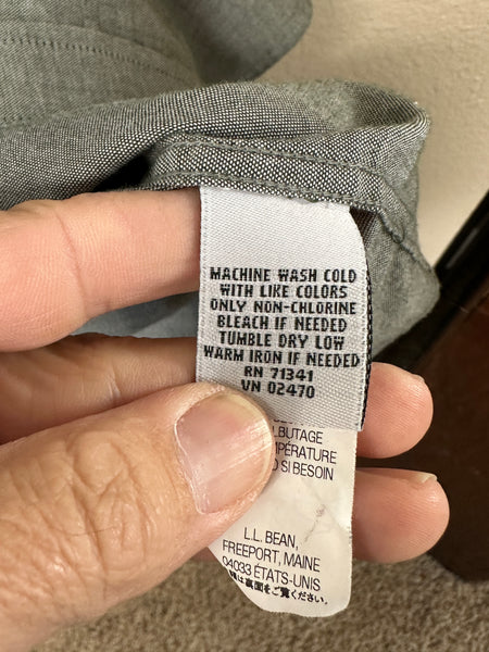 LL Bean Men's Gray Shirt