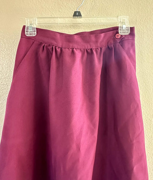 Vintage Maroon Skirt