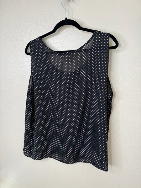 Notations Women's Black Sleeveless Blouse Size 1X