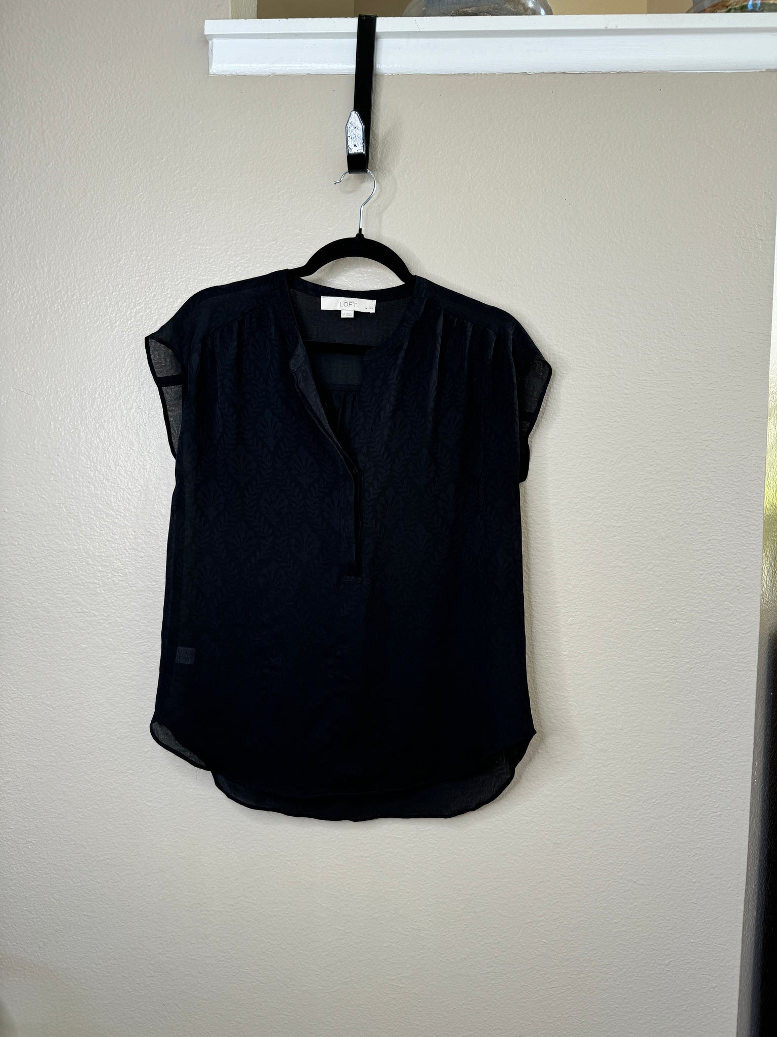 Loft Women's Black Blouse 