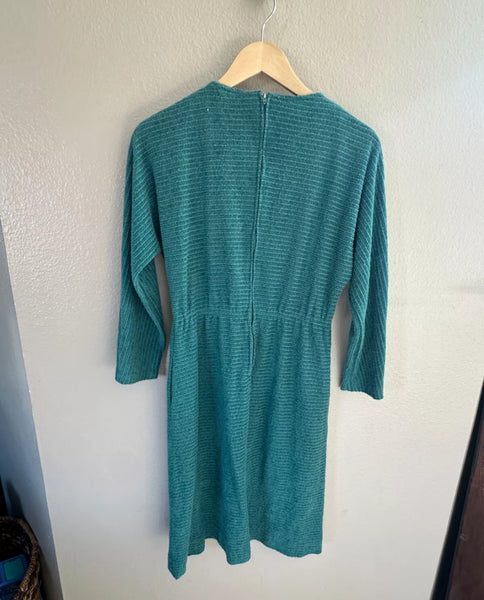 Vintage Leslie Fay Green Dress