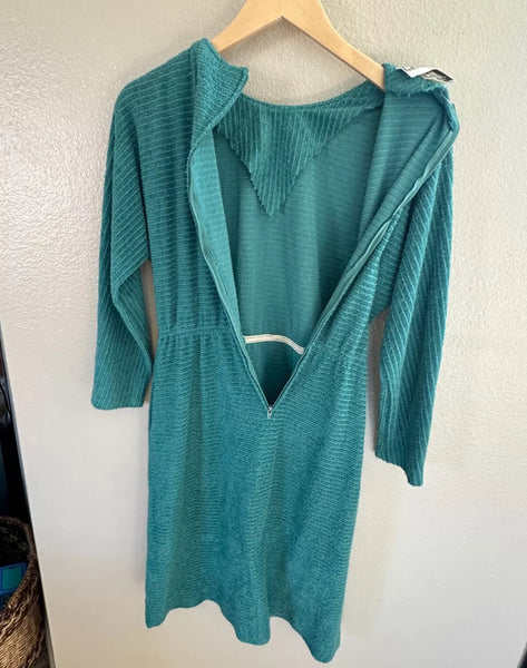 Vintage Leslie Fay Green Dress