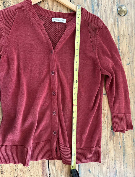 Vintage Coldwater Creek Rust Cardigan Sweater