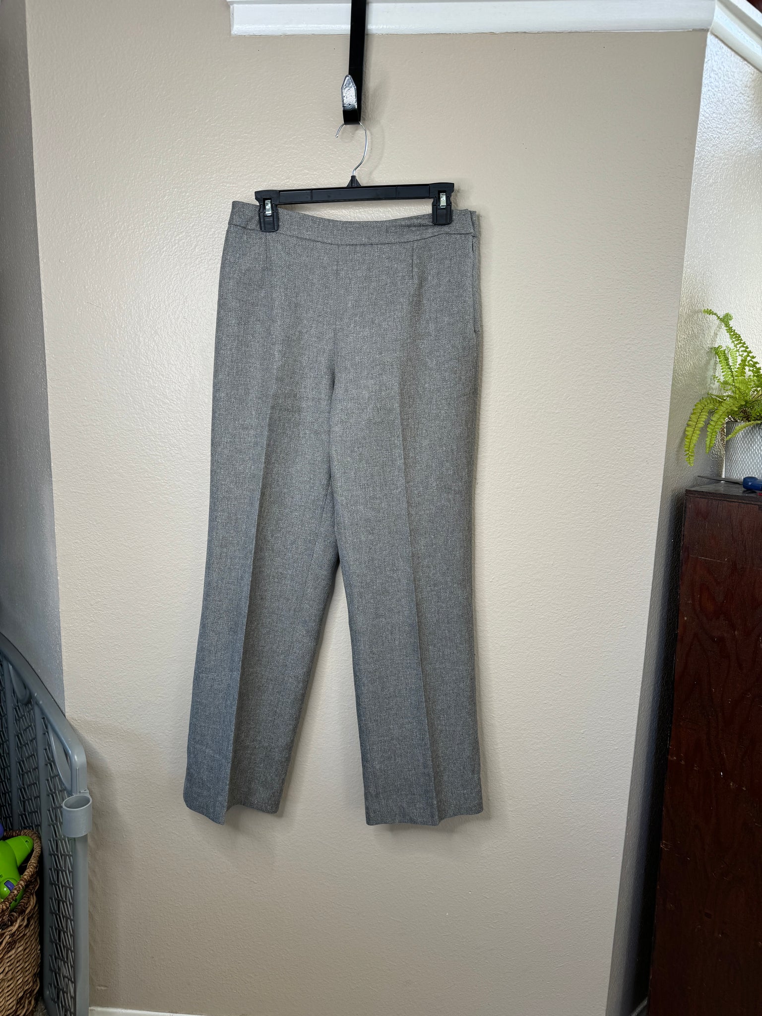 Le Suit Women's Gray Dress Pants 