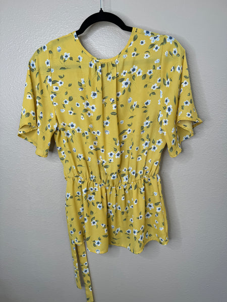 Sienna & Sky Women's Yellow Blouse Size L