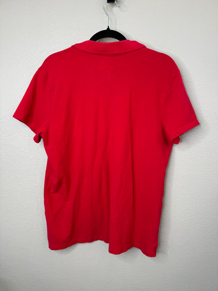 Time & Tru Women's Red Polo Size 2XL