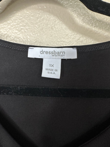 Dressbarn Women's Black Blouse