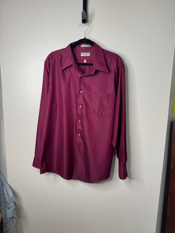 Van Heusen Men's Maroon Shir