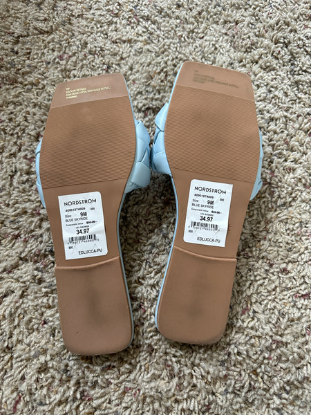 Open Edit Women's Blue Slip Ons Size 9