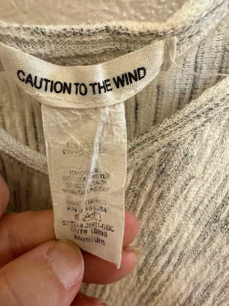 Caution To The Wind Tank Top