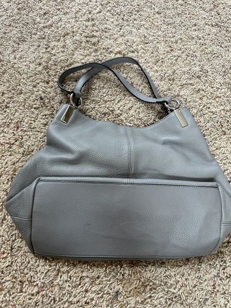 Vince Camuto Women's Frost Gray Leather Purse