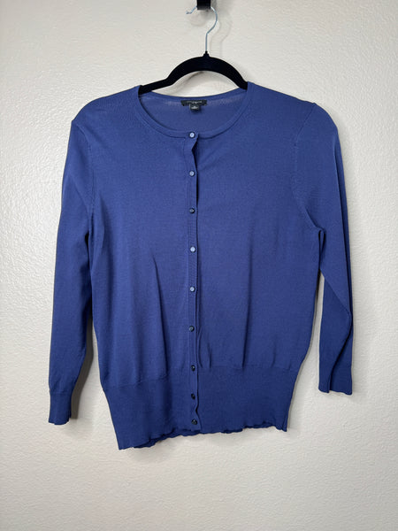 Ann Taylor Women's Blue Cardigan Size M